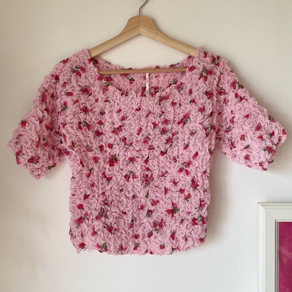 NEW Free People Rosie Posie Top - Picture 8 of 15